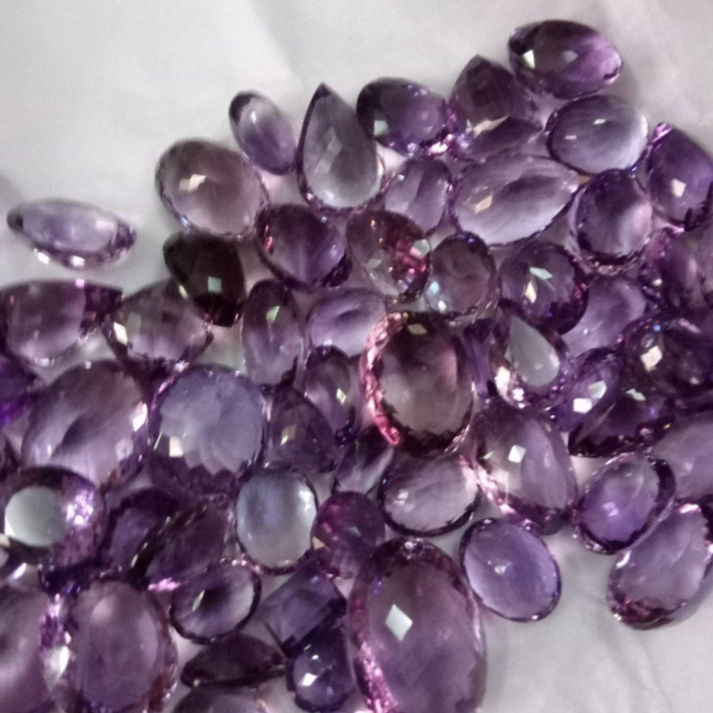 Purple gemstone