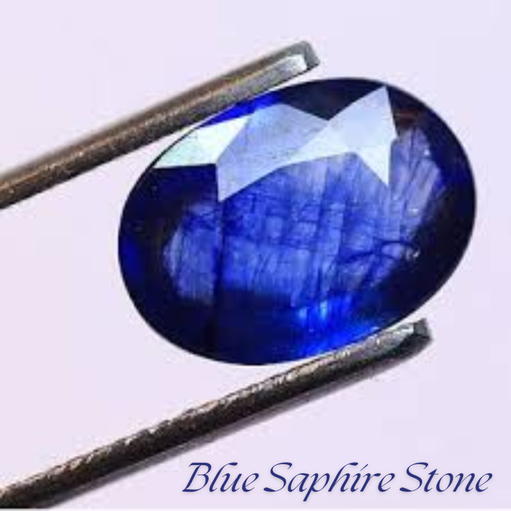 Blue saphire stone