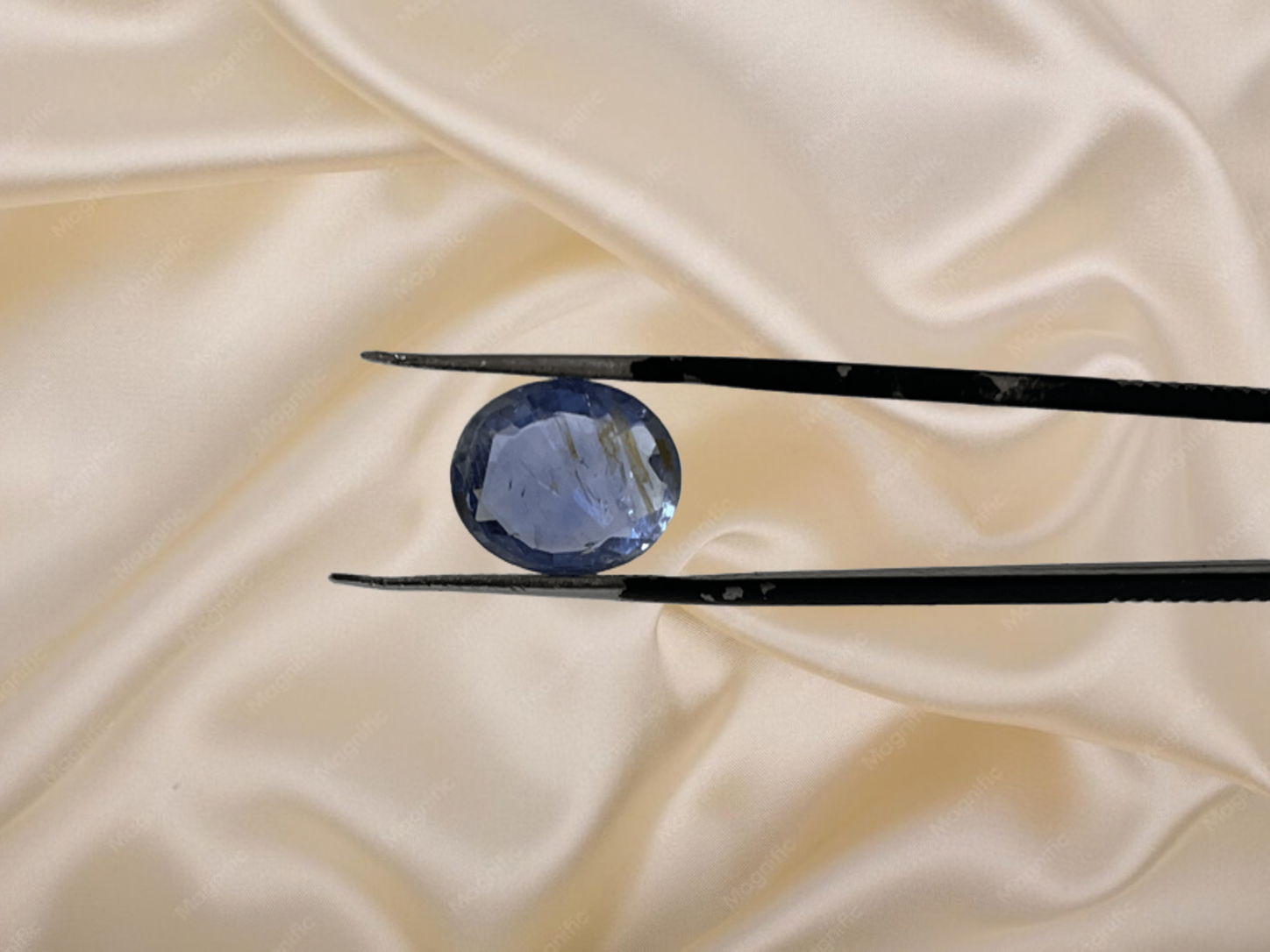 Natural Blue Sapphire (Neelam) – 6.31 Carats | Natural Ceylon Blue Sapphire - Image 3