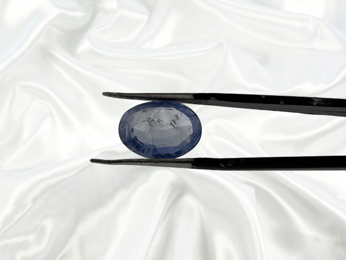 Natural Blue Sapphire (Neelam) – 5.84 Carats | Natural Ceylon Blue Sapphire - Image 2