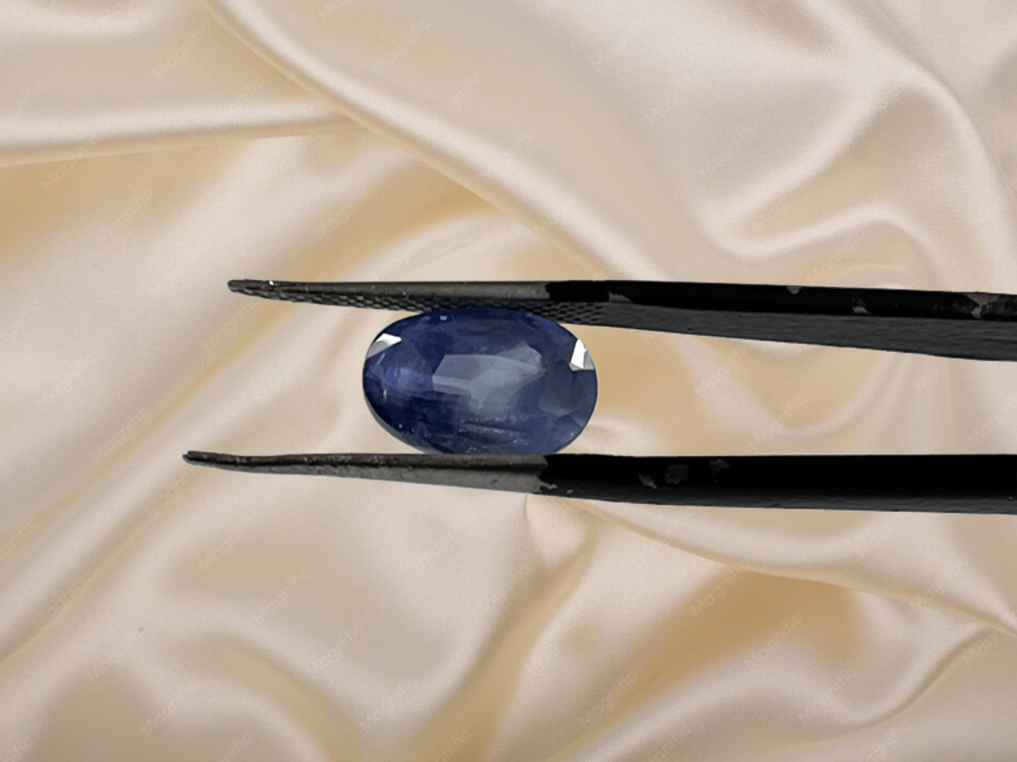 Natural Blue Sapphire (Neelam) – 6.25 Carats | Natural Ceylon Blue Sapphire - Image 2