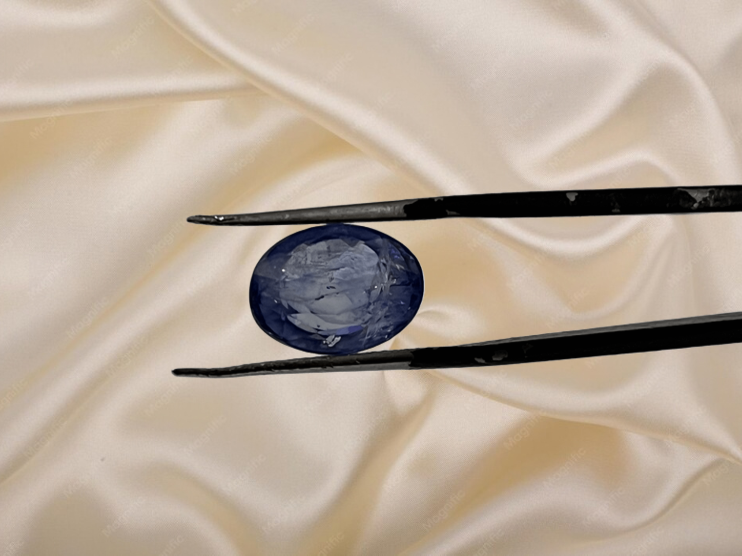 Natural Blue Sapphire (Neelam) – 5.18 Carats | Natural Ceylon Blue Sapphire - Image 2