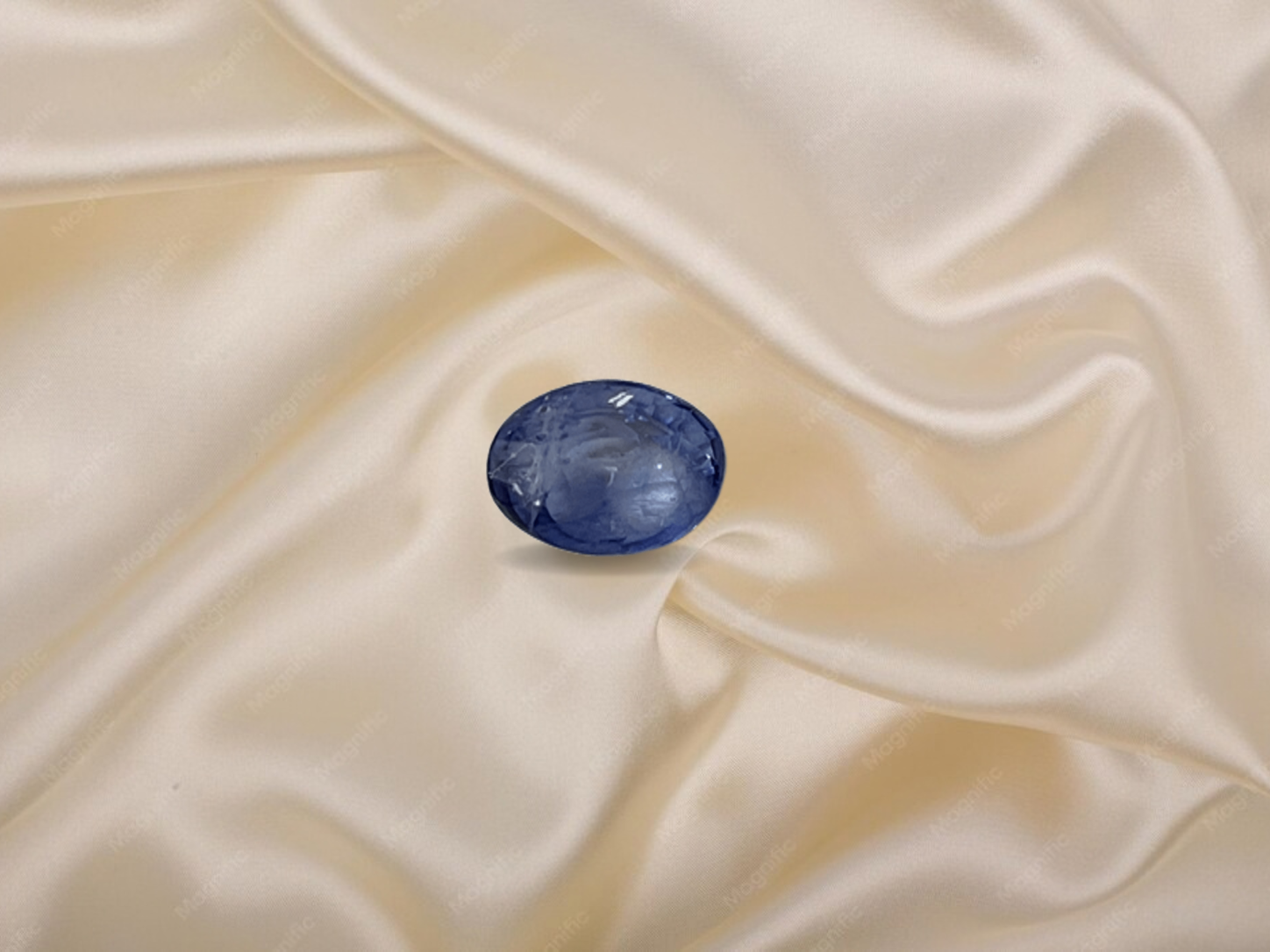 Natural Blue Sapphire (Neelam) – 5.18 Carats | Natural Ceylon Blue Sapphire