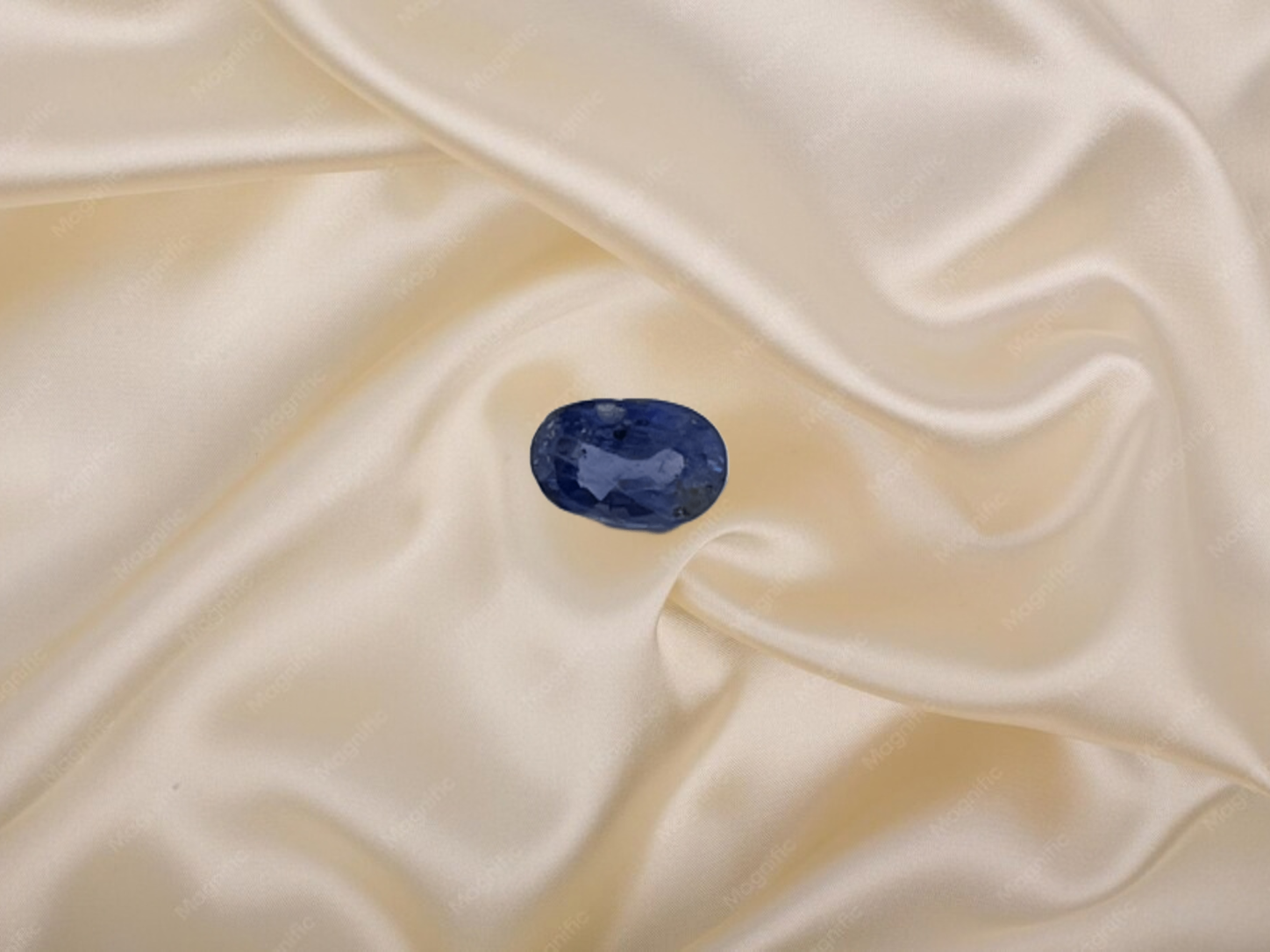 Natural Blue Sapphire (Neelam) – 3.05 Carats | Natural Ceylon Blue Sapphire