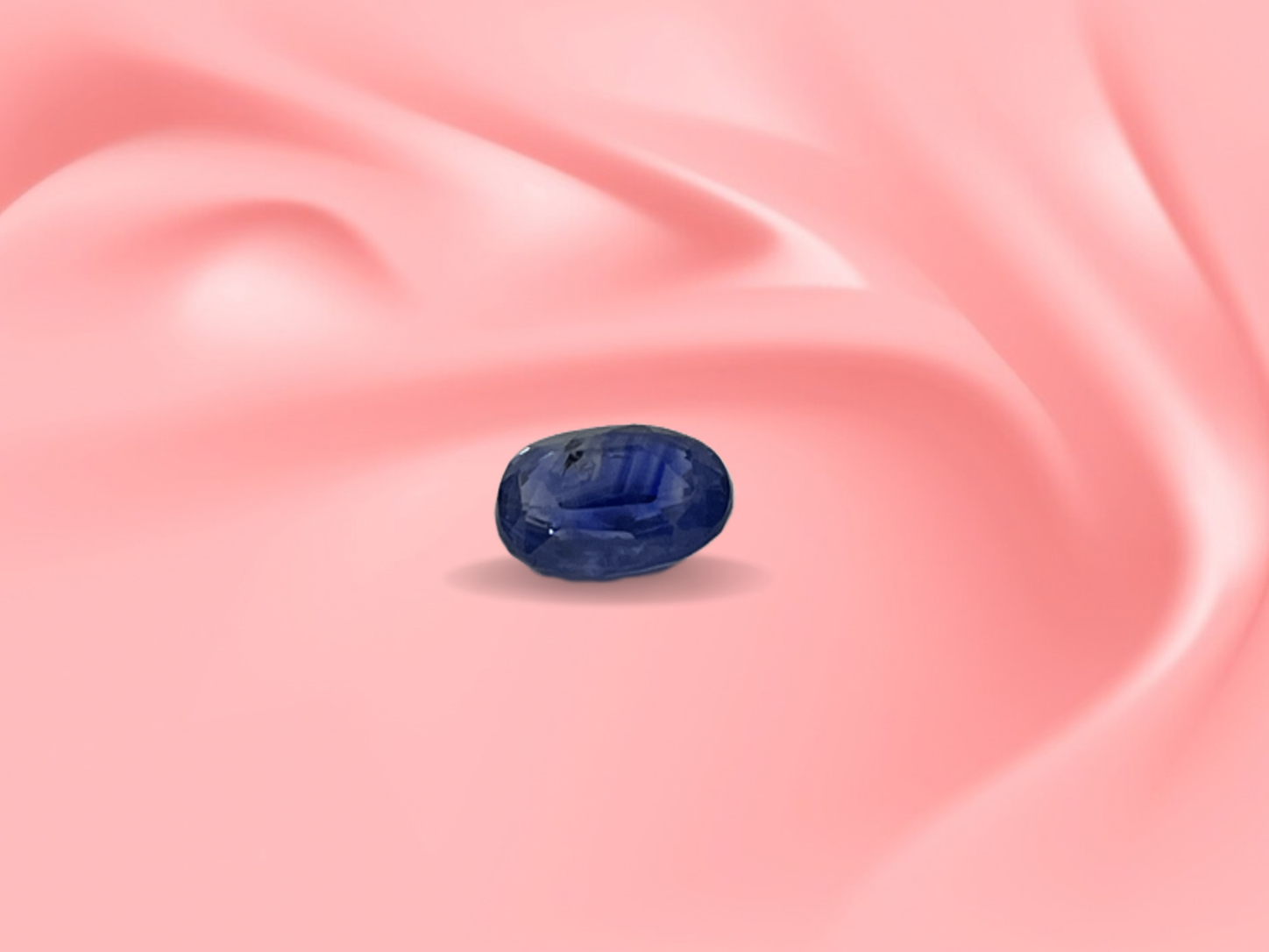Natural Blue Sapphire (Neelam) – 4.13 Carats | Natural Ceylon Blue Sapphire