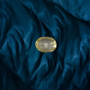 Natural Yellow Sapphire (Pukhraj) – 5.06 Carats | Ceylon Yellow Sapphire
